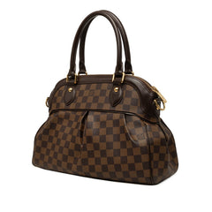 ルイ ヴィトン ダミエ トレヴィPM ハンドバッグ ショルダーバッグ 2WAY N51997 ブラウン PVC レザー レディース LOUIS VUITTON 中古