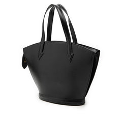 ルイ ヴィトン エピ サンジャック ハンドバッグ トートバッグ M52272 ノワール ブラック レザー レディース LOUIS VUITTON 【中古】