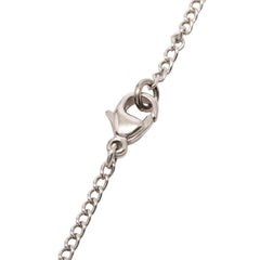 シャネル ココマーク クリスマスツリー モチーフ ネックレス シルバー ホワイト メタル レディース CHANEL 【中古】