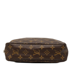 ルイ ヴィトン モノグラム トゥルース トワレット 23 クラッチバッグ ポーチ M47524 ブラウン PVC レザー レディース LOUIS VUITTON 【中古】
