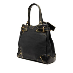 ルイ ヴィトン スハリ マジェステュウ ハンドバッグ M95650 ブラック レザー レディース LOUIS VUITTON 【中古】