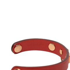 エルメス リヴァル 手袋 グローブホルダー レッド系 ヴォースイフト メッキ レディース HERMES 【中古】