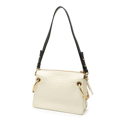 クロエ ロイ ハンドバッグ ショルダーバッグ 2WAY アイボリー レザー レディース Chloe 【中古】