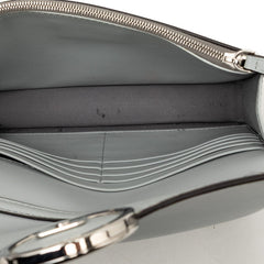 フェンディ エフ イズ チェーン ショルダーバッグ 8BS006 グレー レザー PVC レディース FENDI 【中古】