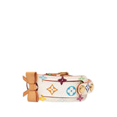 ルイ ヴィトン モノグラム マルチカラー ブラスレ ポルト アドレス ブレスレット M92594 ホワイト PVC レザー レディース LOUIS VUITTON 【中古】