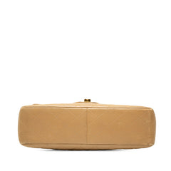 シャネル マトラッセ30 ココマーク チェーン ショルダーバッグ ベージュ ラムスキン レディース CHANEL 【中古】