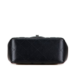シャネル マトラッセ ココマーク ミニ チェーンショルダーバッグ ブラック ラムスキン レディース CHANEL 【中古】
