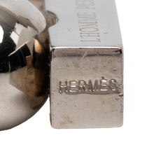 エルメス 2001年限定 L'HOMME PEUT EMBELLIR LA TERRE 未知なる地球の美を求めて カデナ チャーム シルバー メタル レディース HERMES 【中古】