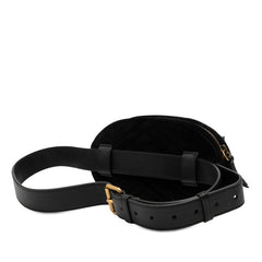グッチ GGマーモント キルティング ボディバッグ ウエストバッグ 476434 ブラック ベロア レディース GUCCI 【中古】