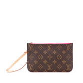 ルイ ヴィトン ネヴァーフル用 ポーチ ブラウン PVC レザー レディース LOUIS VUITTON 【中古】
