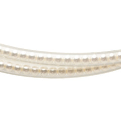 シャネル チューブ ネックレス 00S刻印 ホワイト メッキ フェイクパール レディース CHANEL 【中古】