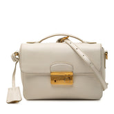 プラダ ハンドバッグ ショルダーバッグ 2WAY ホワイト サフィアーノレザー レディース PRADA 【中古】