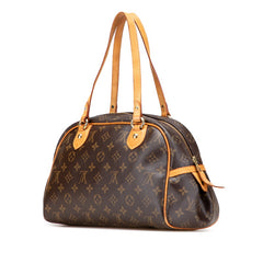 ルイ ヴィトン モノグラム モントルグイユPM ハンドバッグ ショルダーバッグ M95565 ブラウン PVC レザー レディース LOUIS VUITTON 【中古】