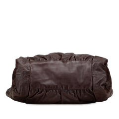 グッチ グッチシマ ヒステリア ハンドバッグ トートバッグ 197022 ブラウン レザー レディース GUCCI 【中古】