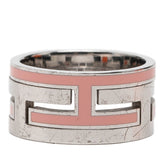 エルメス ムーブアッシュ リング 指輪 #52 シルバー ピンク SV925 シルバー レディース HERMES 【中古】
