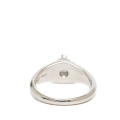 ブルガリ シルバー Pt950 プラチナ ダイヤ0.4ct ソリテール 1P ソリティア リング 指輪 レディース BVLGARI 8.5号 【中古】