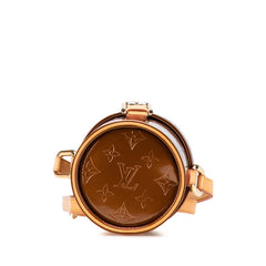 ルイ ヴィトン モノグラム ヴェルニ アスタープレイス ショルダーバッグ M91101 ブロンズ パテントレザー レディース LOUIS VUITTON 【中古】