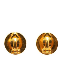 シャネル ヴィンテージ ココマーク ラウンド イヤリング ゴールド メッキ レディース CHANEL 【中古】