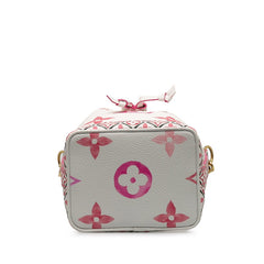 ルイ ヴィトン LVバイ ザ プール ナノ ノエ ショルダーバッグ ミニバッグ 2WAY M82386 ローズ ホワイト PVC レザー レディース LOUIS VUITTON 【中古】