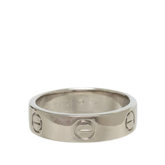 カルティエ ラブリング クラシックモデル 指輪 #55 シルバー Pt950 プラチナ レディース CARTIER 中古