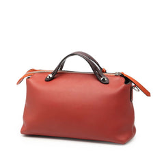 フェンディ バイザウェイ スモール ハンドバッグ ショルダーバッグ 2WAY 8BL1241 レッド オレンジ レザー レディース FENDI 【中古】
