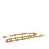 シャネル ヴィンテージ ロゴ チェーン ベルト ゴールド メッキ メンズ CHANEL 【中古】