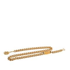 シャネル ヴィンテージ ロゴ チェーン ベルト ゴールド メッキ メンズ CHANEL 【中古】