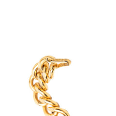 シャネル ヴィンテージ ロゴ チェーン ベルト ゴールド メッキ メンズ CHANEL 【中古】
