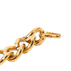 シャネル ヴィンテージ ロゴ チェーン ベルト ゴールド メッキ メンズ CHANEL 【中古】
