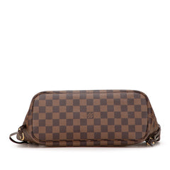 ルイ ヴィトン ダミエ ネヴァーフルPM ハンドバッグ トートバッグ N51109 ブラウン PVC レザー レディース LOUIS VUITTON 【中古】
