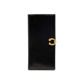 グッチ オールド ホースビット 長財布 035 661 1686 ブラック レザー レディース GUCCI 【中古】