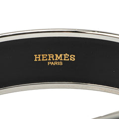 エルメス エマイユGM 七宝焼き ブレスレット シルバー ブルー メタル レディース HERMES 【中古】
