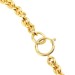 シャネル ヴィンテージ ココマーク チェーン ペンダントネックレス ゴールド メッキ レディース CHANEL 【中古】