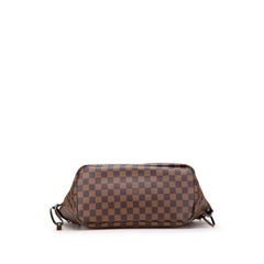 ルイ ヴィトン ダミエ ネヴァーフルMM トートバッグ ハンドバッグ N51105 ブラウン PVC レザー レディース LOUIS VUITTON 【中古】
