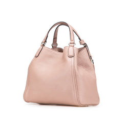グッチ ソーホー インターロッキングG ハンドバッグ ショルダーバッグ2WAY 336751 ピンク ベージュ レザー レディース GUCCI 【中古】