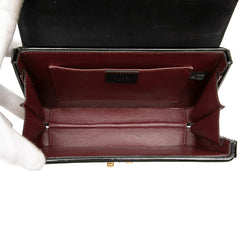 グッチ シルヴィ 1969 ハンドバッグ チェーンショルダーバッグ 2WAY 589479 ブラック パテントレザー レディース GUCCI 【中古】