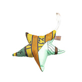 エルメス プティアッシュ スター 星 オーナメント チャーム ブラウン マルチカラー シルク レディース HERMES 【中古】