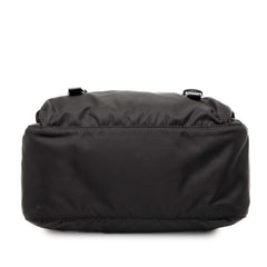 プラダ 三角ロゴプレート Re-Nylon ショルダーバッグ 1BD953 ブラック ナイロン レディース PRADA 【中古】