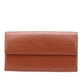 ルイ ヴィトン エピ ポルトフォイユ サラ 長財布 M60321 カカオ ブラウン レザー メンズ LOUIS VUITTON 【中古】