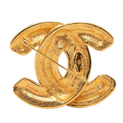 シャネル ココマーク マトラッセ ブローチ ゴールド メッキ レディース CHANEL 【中古】