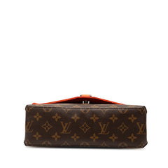ルイ ヴィトン モノグラム エピ サン ミシェル ショルダーバッグ M44031 ブラウン オレンジ PVC レザー レディース LOUIS VUITTON 【中古】
