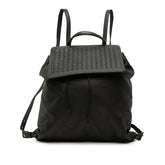 ボッテガヴェネタ イントレチャート リュック バックパック ブラック レザー レディース BOTTEGAVENETA 中古