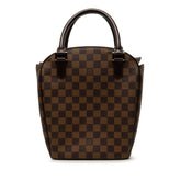 ルイ ヴィトン ダミエ サリアソー ハンドバッグ N51284 ブラウン PVC レザー レディース LOUIS VUITTON 中古