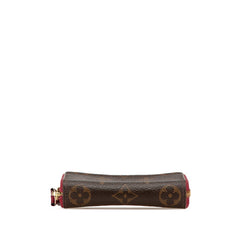 ルイ ヴィトン モノグラム ミュティカルト カードケース M61299 フューシャ レッド PVC レザー レディース LOUIS VUITTON 【中古】