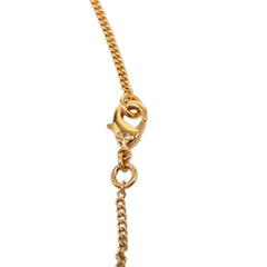 シャネル ココマーク ペンダント ネックレス 14C ゴールド メッキ GP レディース CHANEL 【中古】