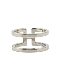 エルメス H アン ロン スカーフリング シルバー メタル レディース HERMES 【中古】