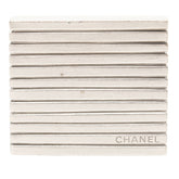 シャネル ロゴ ブローチ シルバー メタル レディース CHANEL 【中古】
