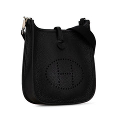 エルメス エヴリンTPM 斜め掛け ショルダーバッグ ブラック トリヨンクレマンス レディース HERMES 【中古】