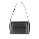 ルイ ヴィトン モノグラム マット アルストン ワンショルダーバッグ M55122 ノワール ブラック レザー レディース LOUIS VUITTON 【中古】