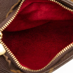 ルイ ヴィトン モノグラム パルティシオン アクセサリーポーチ M51901 ブラウン PVC レザー レディース LOUIS VUITTON 【中古】